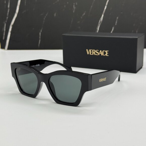 NEW VERSACE VE4492U GB1/87 WOMEN SUNGLASSES BLACK VE4492U GB187 EYEWEAR - Picture 1 of 10